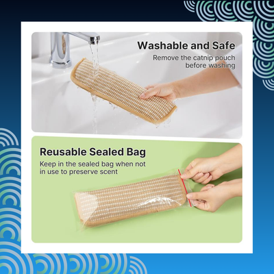 Catnip-Filled Pillow Cat Chew Toy