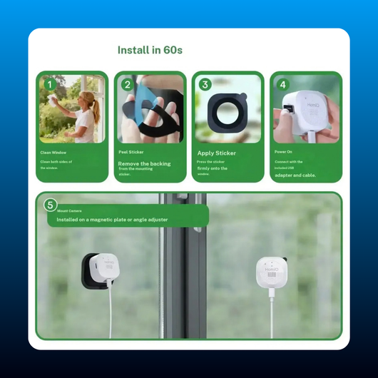 WiFi Window Security Camera