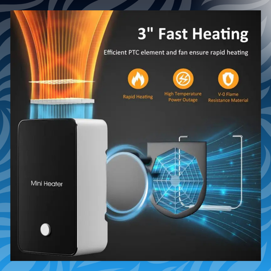 Adjustable Heating Handheld Heater Fan