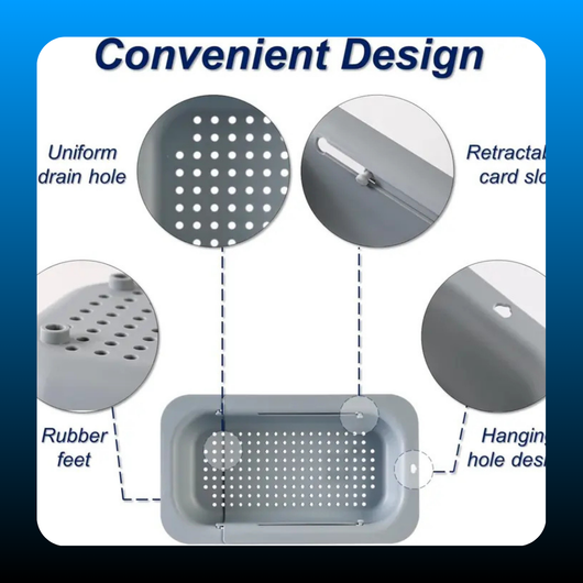 Collapsible Kitchen Drain Basket