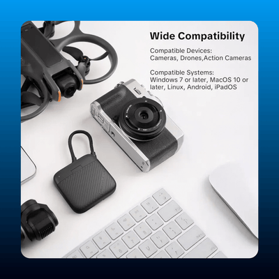 Mini 2-in-1 Memory Card Reader Case