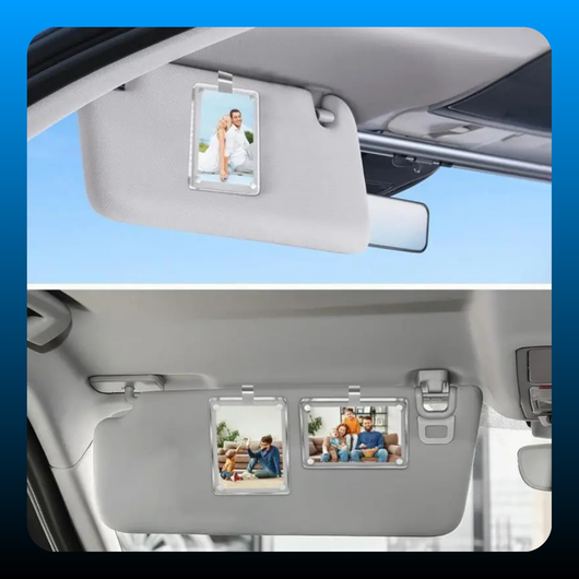 2-Pack Magnetic Car Photo Clips