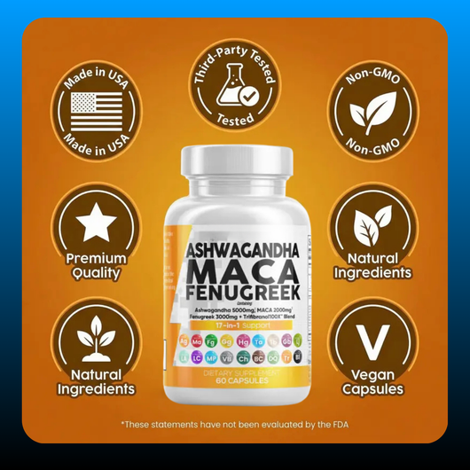 Ashwagandha Maca Root Fenugreek Capsules
