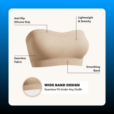 Convertible Wireless Bandeau Bra