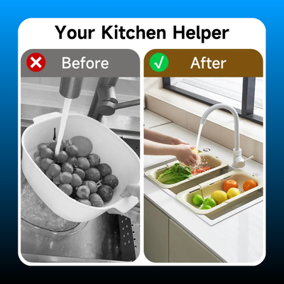 Collapsible Kitchen Drain Basket
