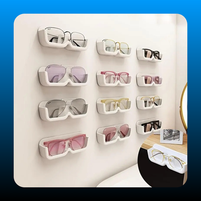 Wall-mounted Eyeglass Storage Rack (3 Pack)