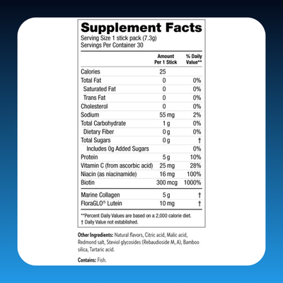 Collagen for Wrinkle Support & Blue Light Skin Defense Drink (30 Pack)