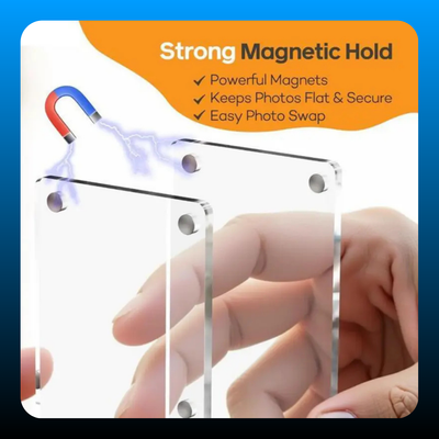 2-Pack Magnetic Car Photo Clips