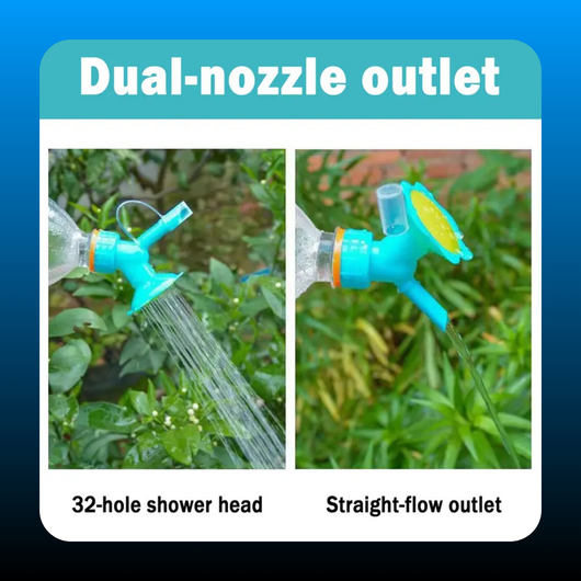 Double Head Bottle Cap Sprinkler (3 Pack)