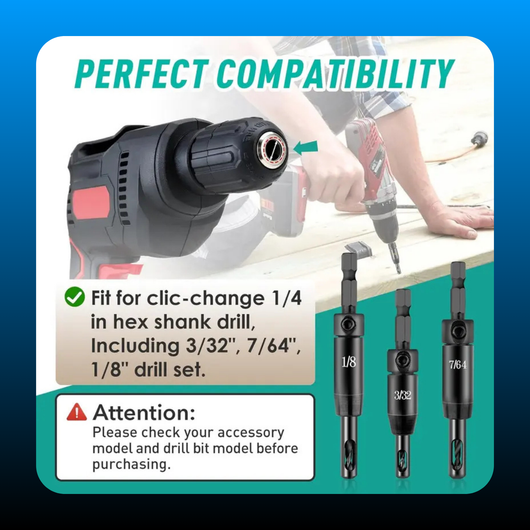 Self Centering Drill Bit Set