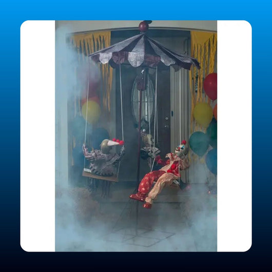 Animated Clown Carousel Prop