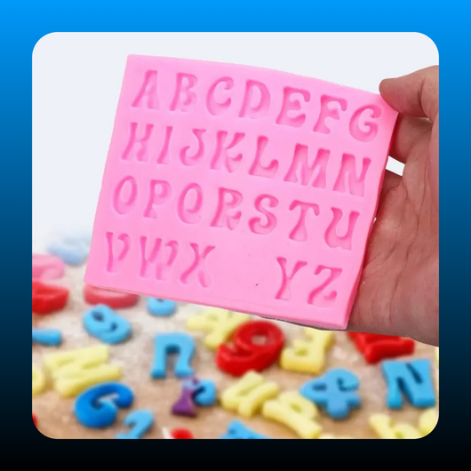 4 Pack Letter Molds