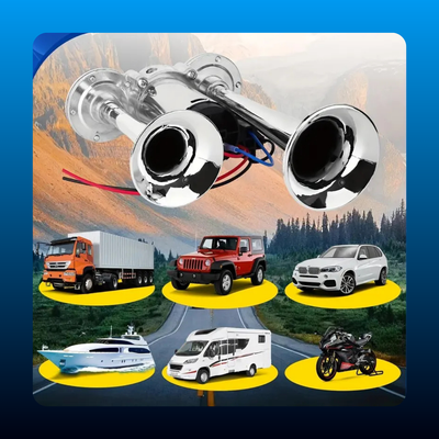 12V 130DB Air Horn Dual Horn