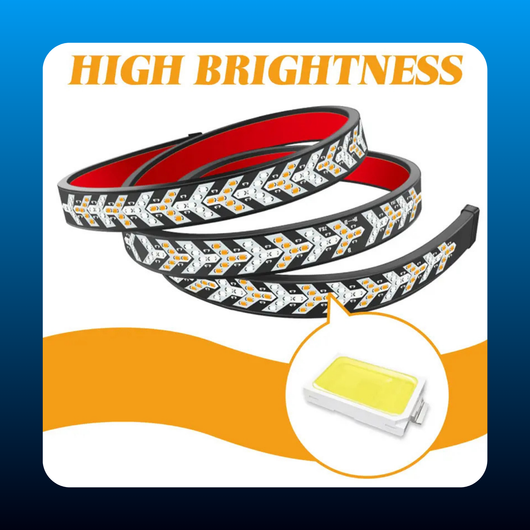 60-Inch LED Tailgate Light Bar Strip with Fall Warning Signal