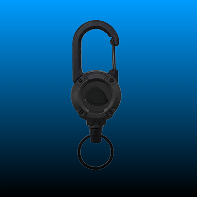 3 In 1 Retractable Pull Reel Carabiner Keychain