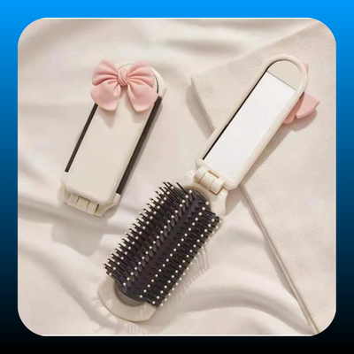 Mini Cartoon Folding Hair Brush (2 Pack)