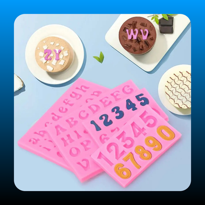 4 Pack Letter Molds