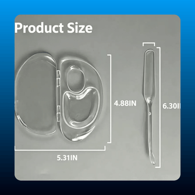 Foldable Foundation Mixing Palette with Spatula
