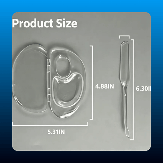Foldable Foundation Mixing Palette with Spatula