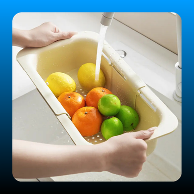 Collapsible Kitchen Drain Basket