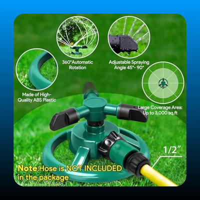 360 Degree Rotation Lawn Sprinkler