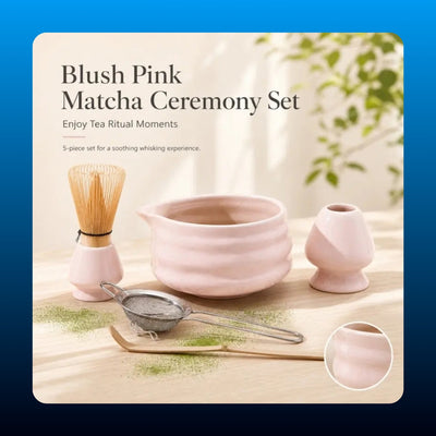 Blush Pink Matcha Ceremony Set (5 Piece)