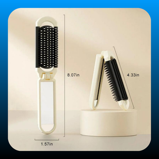 Mini Cartoon Folding Hair Brush (2 Pack)