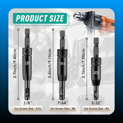 Self Centering Drill Bit Set