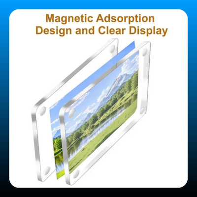 2-Pack Magnetic Car Photo Clips
