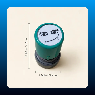 Funny Emoji Pattern Stamp
