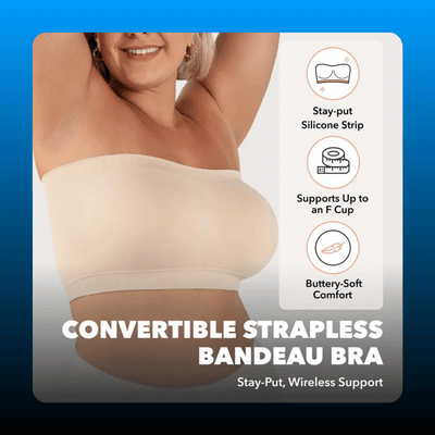 Convertible Wireless Bandeau Bra