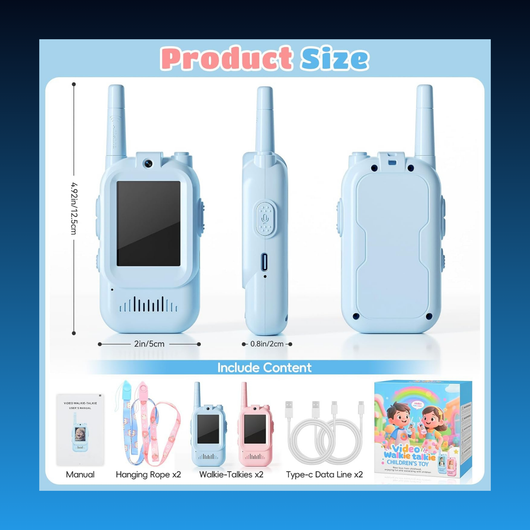Video Walkie Talkies for Kids