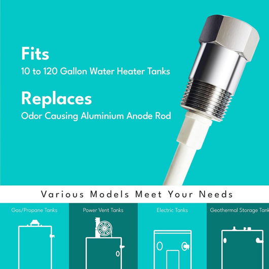 Electric powered anode rod