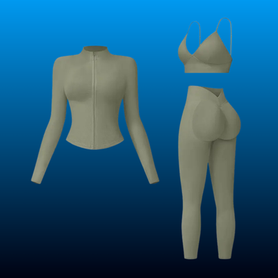 3-Piece Yoga Activewear Set