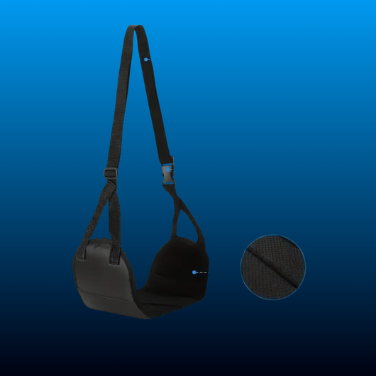 Hammock-Shape Portable Airplane Foot Rest