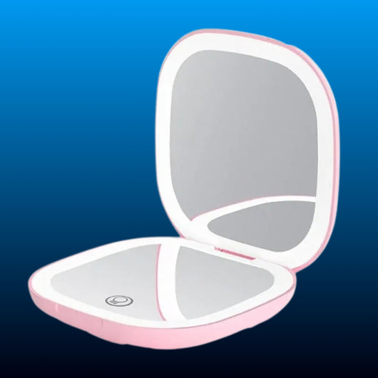 Rechargeable LED Compact Travel Mirror