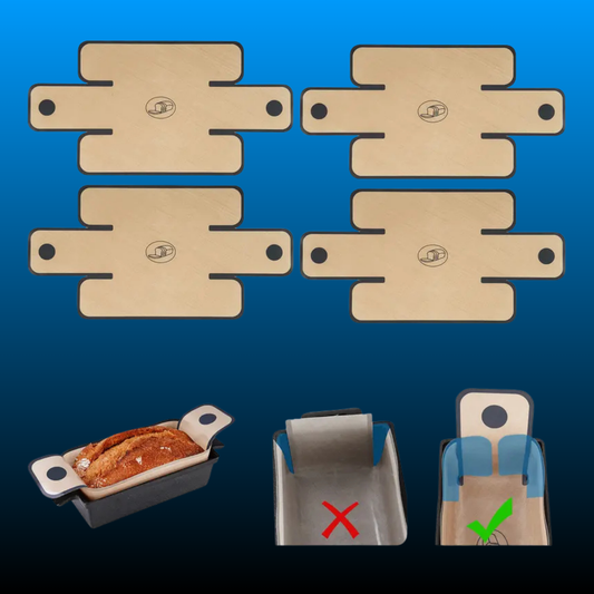 4-Pack Silicone Bread Loaf Pan Liners