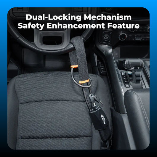Steering Wheel Lock with 3 Keys