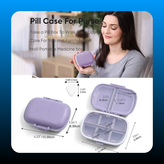 8-Compartment Pill Organizer