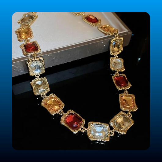 Vintage Rhinestone Jewelry Set