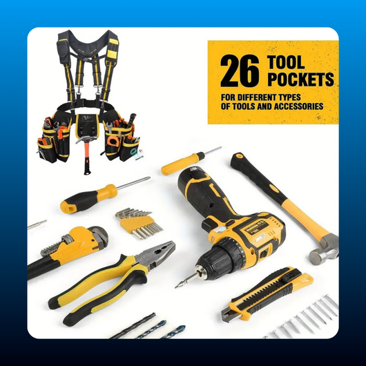 Magnetic Tool Belt Tool Belt Organizer With Suspenders Magnetic Tool Pouch