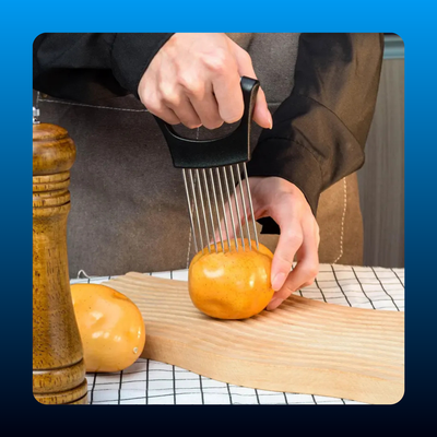 Stainless Steel Onion Holder for Slicing