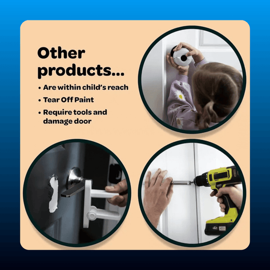 Childproof Door Safety Lock