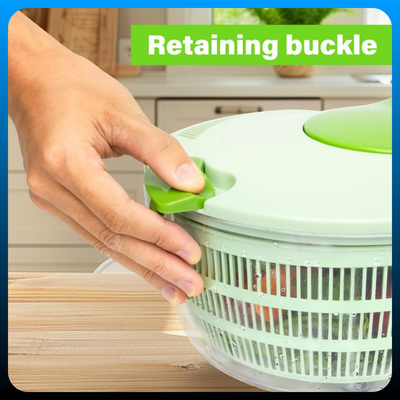 Large Vegetable Washer and Dryer with Easy Crank Handle