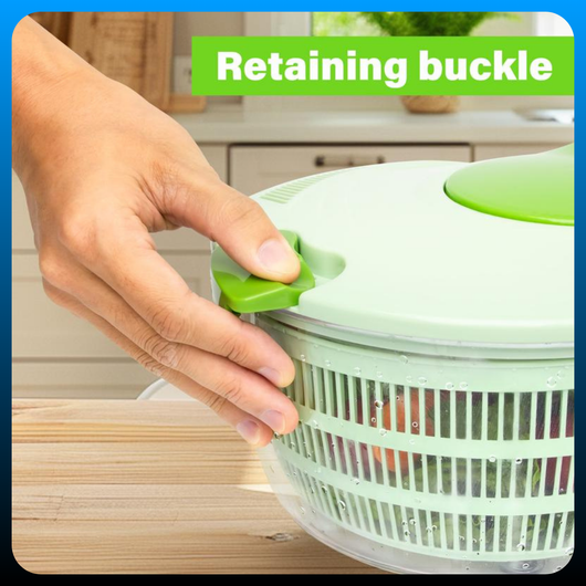 Large Vegetable Washer and Dryer with Easy Crank Handle