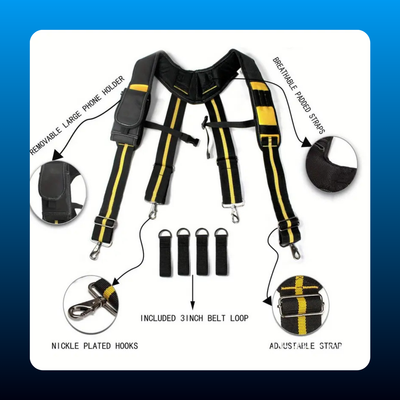 Magnetic Tool Belt Tool Belt Organizer With Suspenders Magnetic Tool Pouch