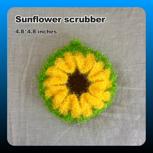 6pcs Scratch Free Hand Knitted Multipurpose Dish Scrubbers