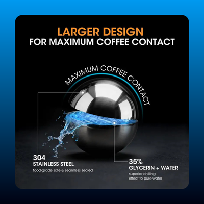 Espresso and Whiskey Cooling Balls (2 Pack)