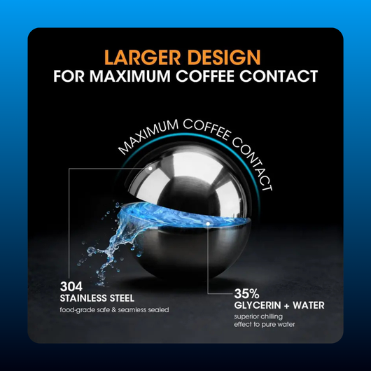 Espresso and Whiskey Cooling Balls (2 Pack)