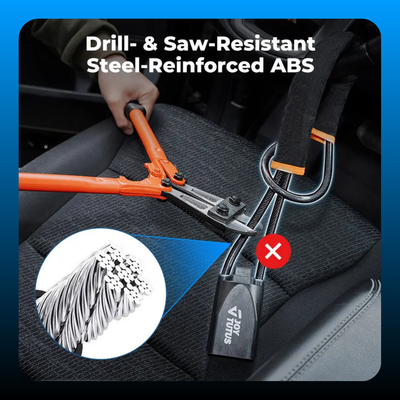 Steering Wheel Lock with 3 Keys